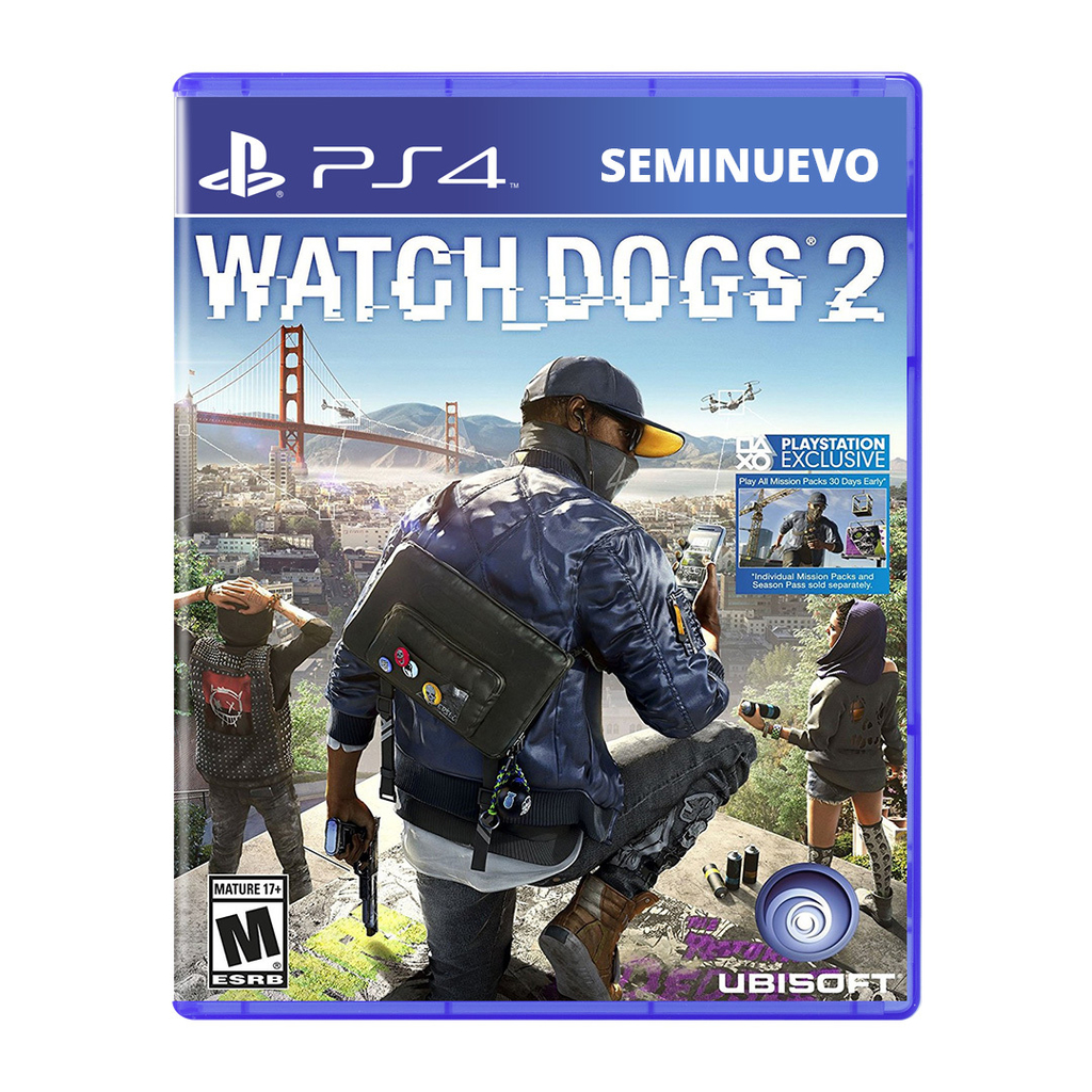 WATCH DOGS 2 - PS4 SEMINUEVO
