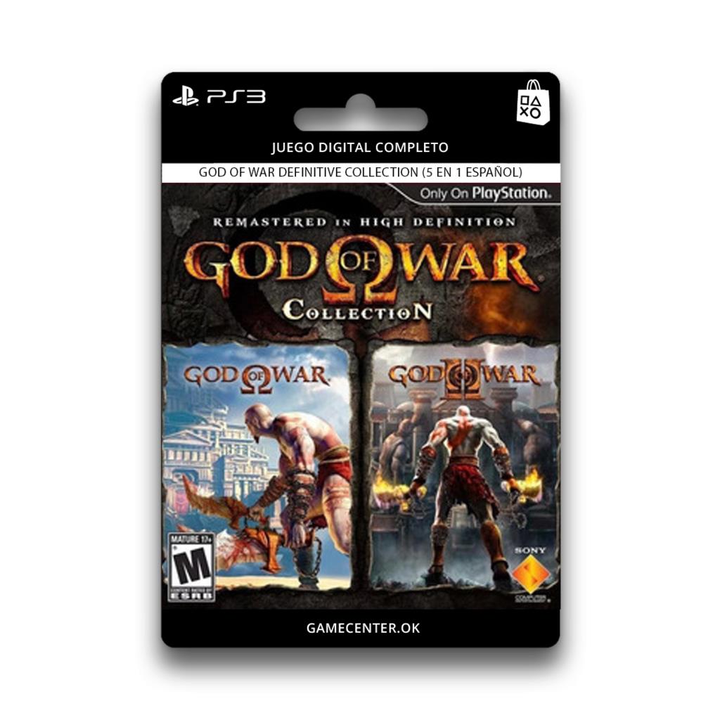 GOD OF WAR DEFINITIVE COLLECTIONS (5 EN 1 ESPAÑOL) - PS3 DIGITAL