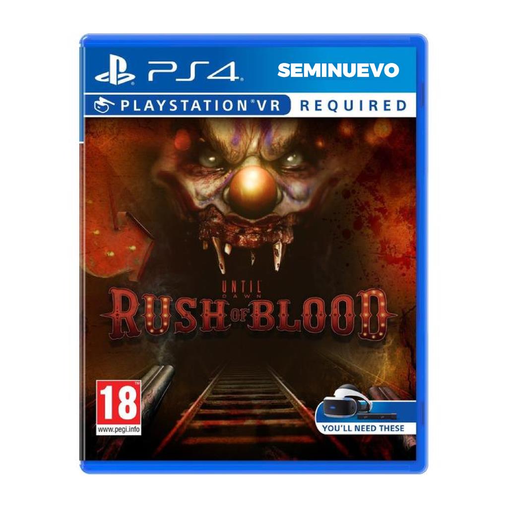 UNTIL DAWN : RUSH OF BLOOD - PS4 SEMINUEVO