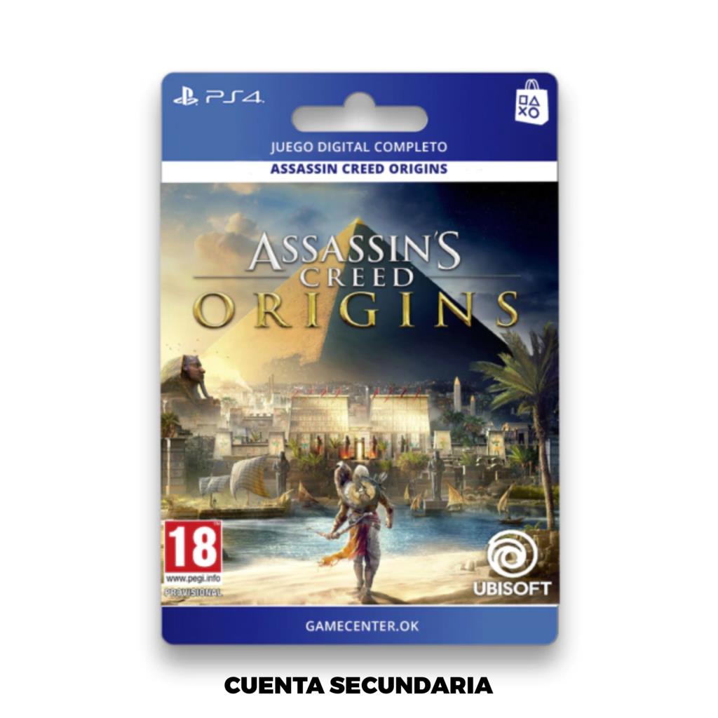 ASSASSINS CREED ORIGINS - PS4 CUENTA SECUNDARIA