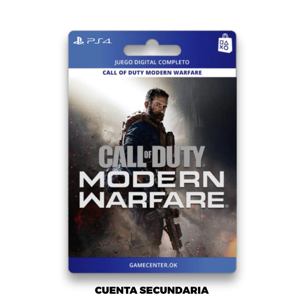 CALL OF DUTY MODERN WARFARE (LATINO) - PS4 CUENTA SECUNDARIA