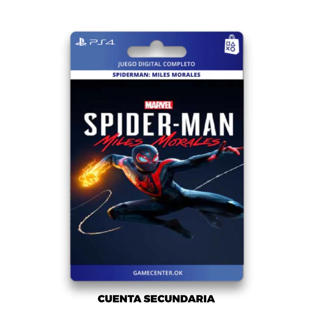 MARVEL SPIDERMAN: MILES MORALES - PS4 CUENTA SECUNDARIA