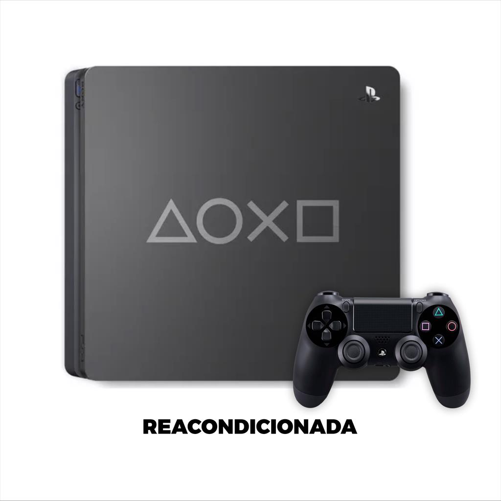 PLAYSTATION 4 SLIM 1TB - EDICIÓN DAYS OF PAYS NEGRA - REACONDICIONADA OUTLEET