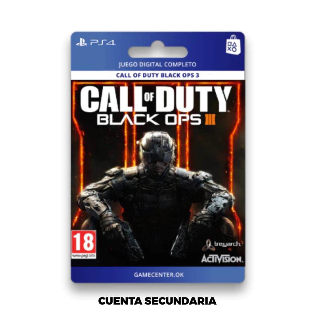 CALL OF DUTY BLACK OPS 3 - PS4 CUENTA SECUNDARIA