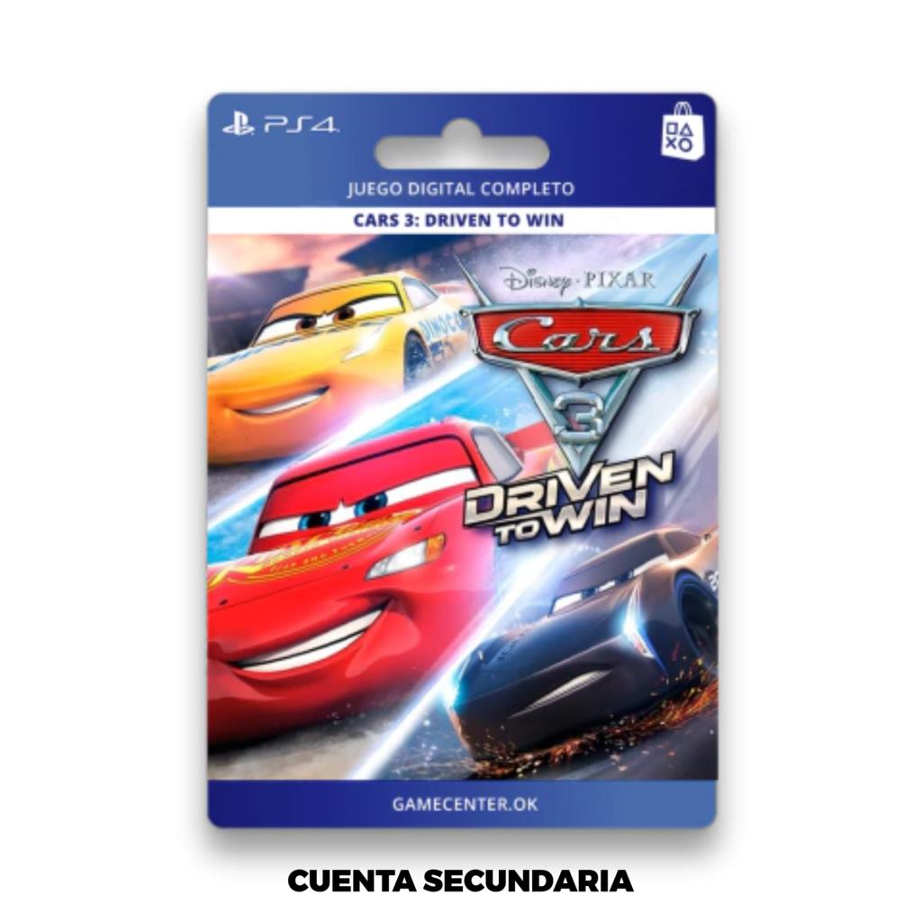 CARS 3: DRIVEN TO WIN - PS4 CUENTA SECUNDARIA