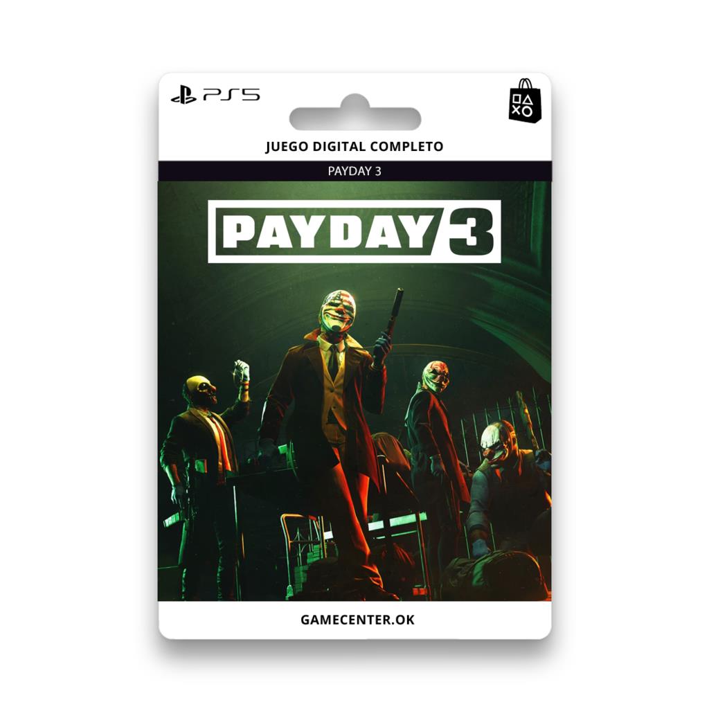 PAYDAY 3 - PS5 CUENTA PRIMARIA