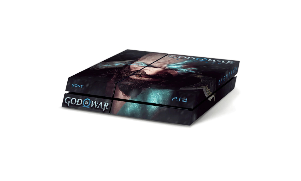 SKIN PARA CONSOLA PS4 FAT - GOD OF WAR RAGNAROK