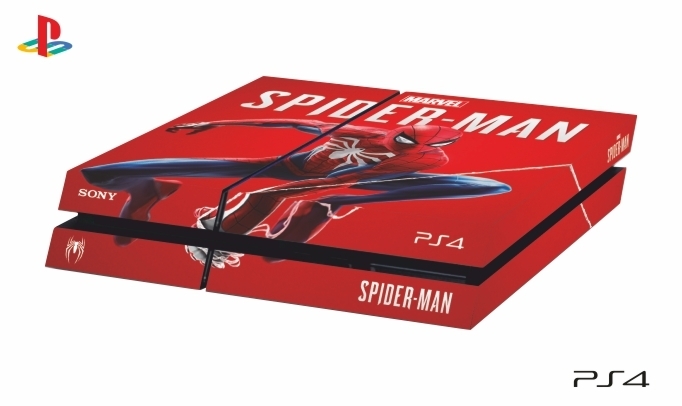 SKIN PARA CONSOLA PS4 FAT - SPIDERMAN