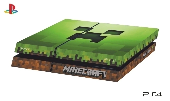 SKIN PARA CONSOLA PS4 FAT - MINECRAFT