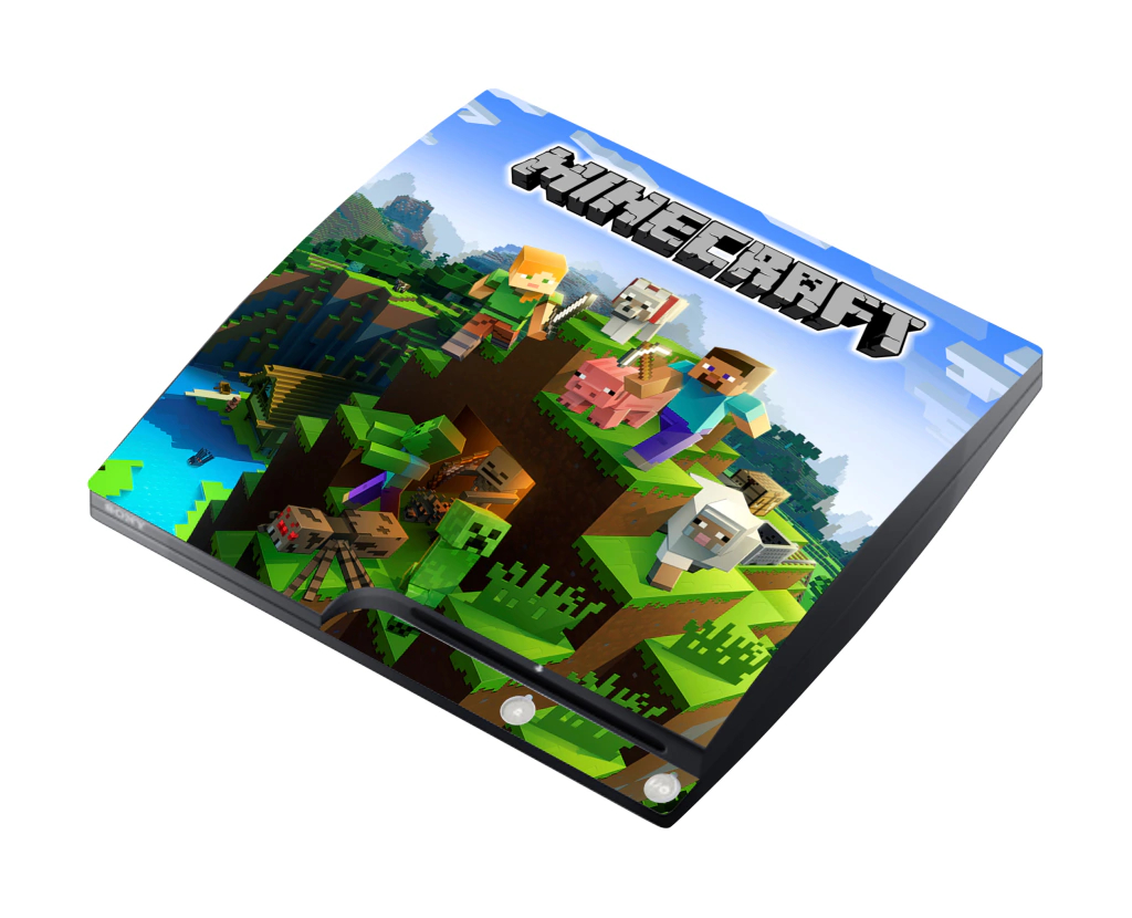 SKIN PARA PS3 SLIM - MINECRAFT