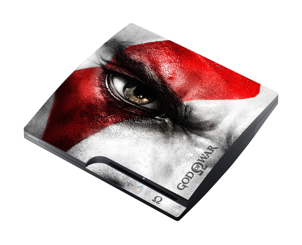 SKIN PARA PS3 SLIM - GOD OF WAR