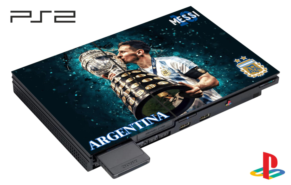 SKIN PARA CONSOLA PS2 - COPA AMERICA