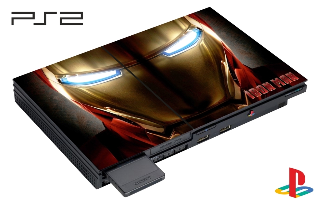 SKIN PARA CONSOLA PS2 - IRON MAN