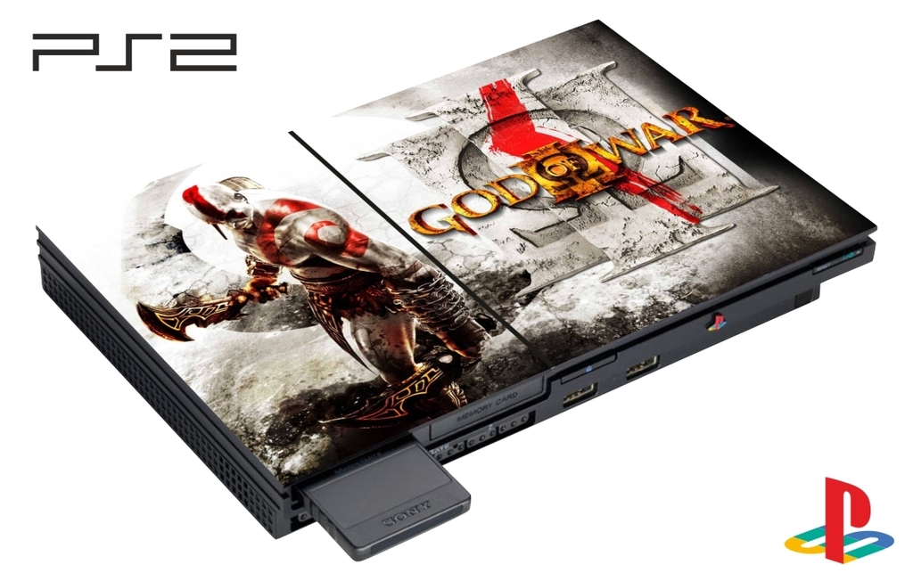 SKIN PARA CONSOLA PS2 - GOD OF WAR PORTADA