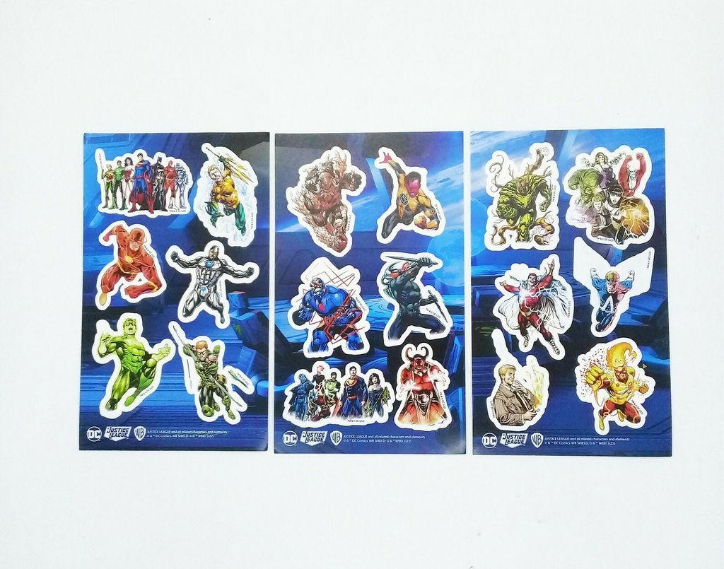 PACK DE STICKERS LIGA DE LA JUSTICIA