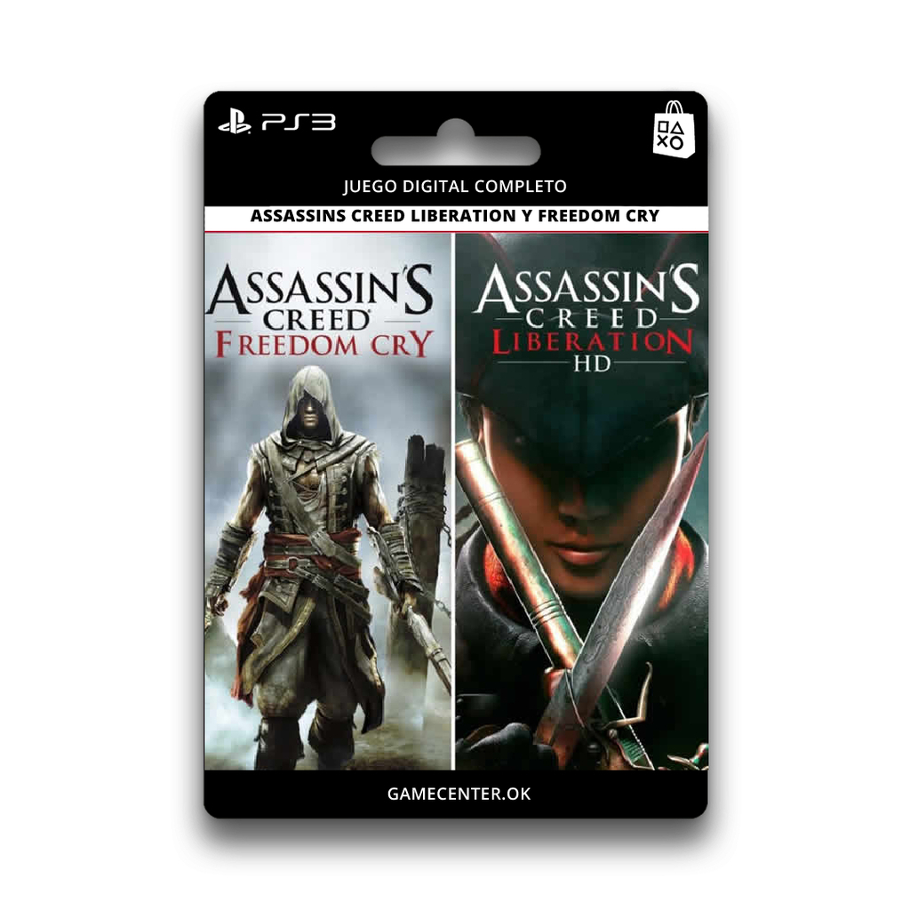 ASSASSINS CREED LIBERATION Y FREEDOM CRY - PS3 DIGITAL