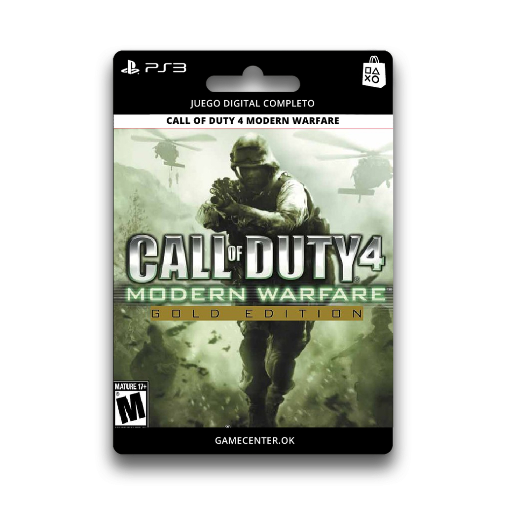 CALL OF DUTY 4 MODERN WARFARE GOLD EDITION - PS3 DIGITAL