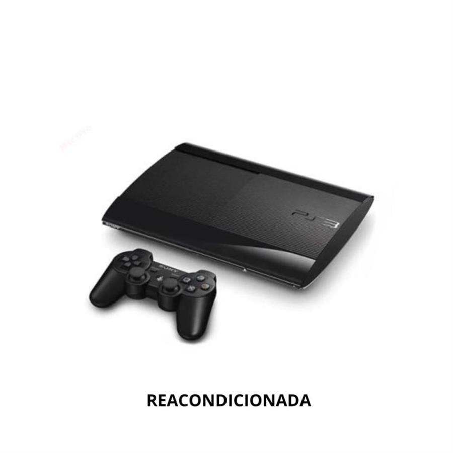 PLAYSTATION 3 ULTRA SLIM (CHIPEADA) 500GB - REACONDICIONADA