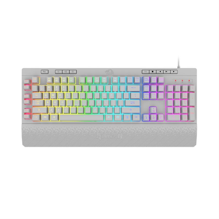 TECLADO REDRAGON K512 SHIVA RGB -BLANCO