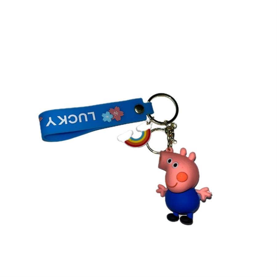 LLAVERO DE GOMA PEPPA PIG - GEORGE