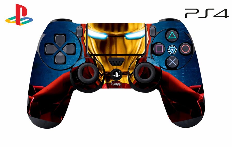 SKIN PARA JOYSTICK PS4 - IRON MAN