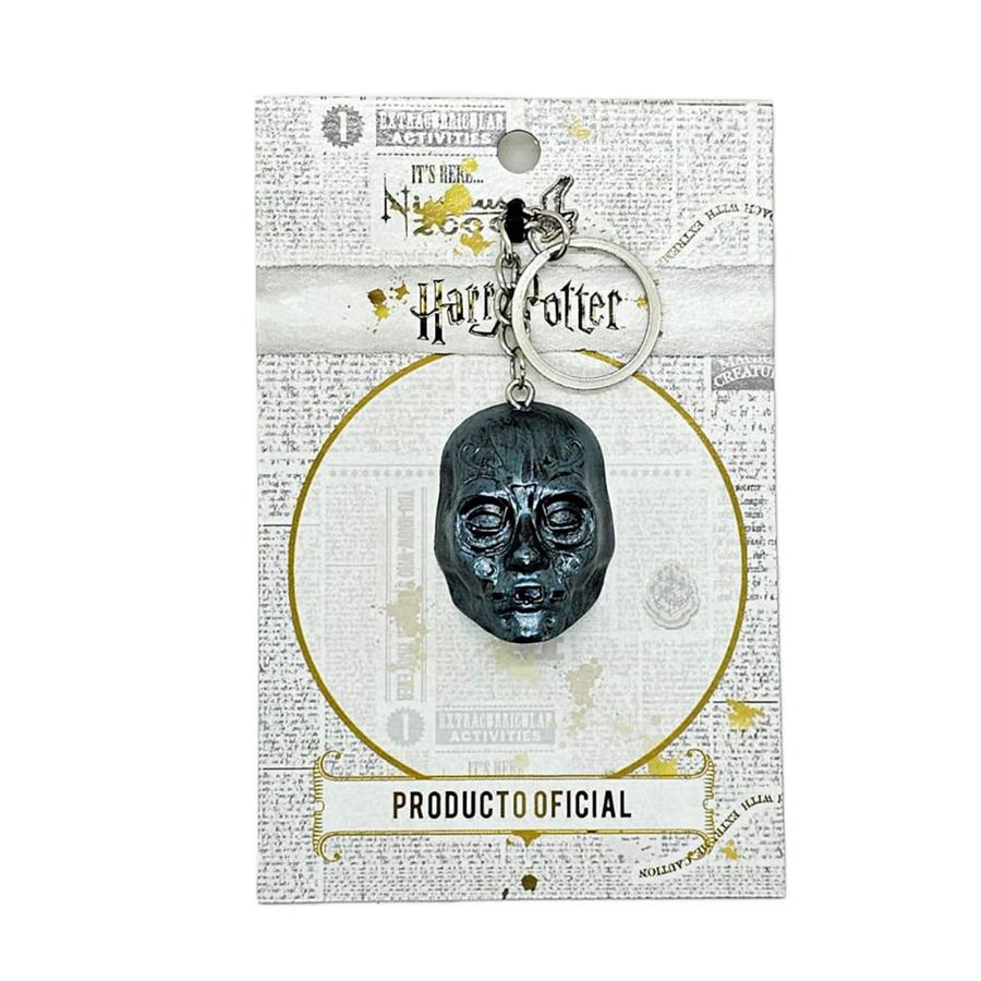 LLAVERO DE METAL HARRY POTTER - MASCARA DE MORTIFAGO LUCIUS