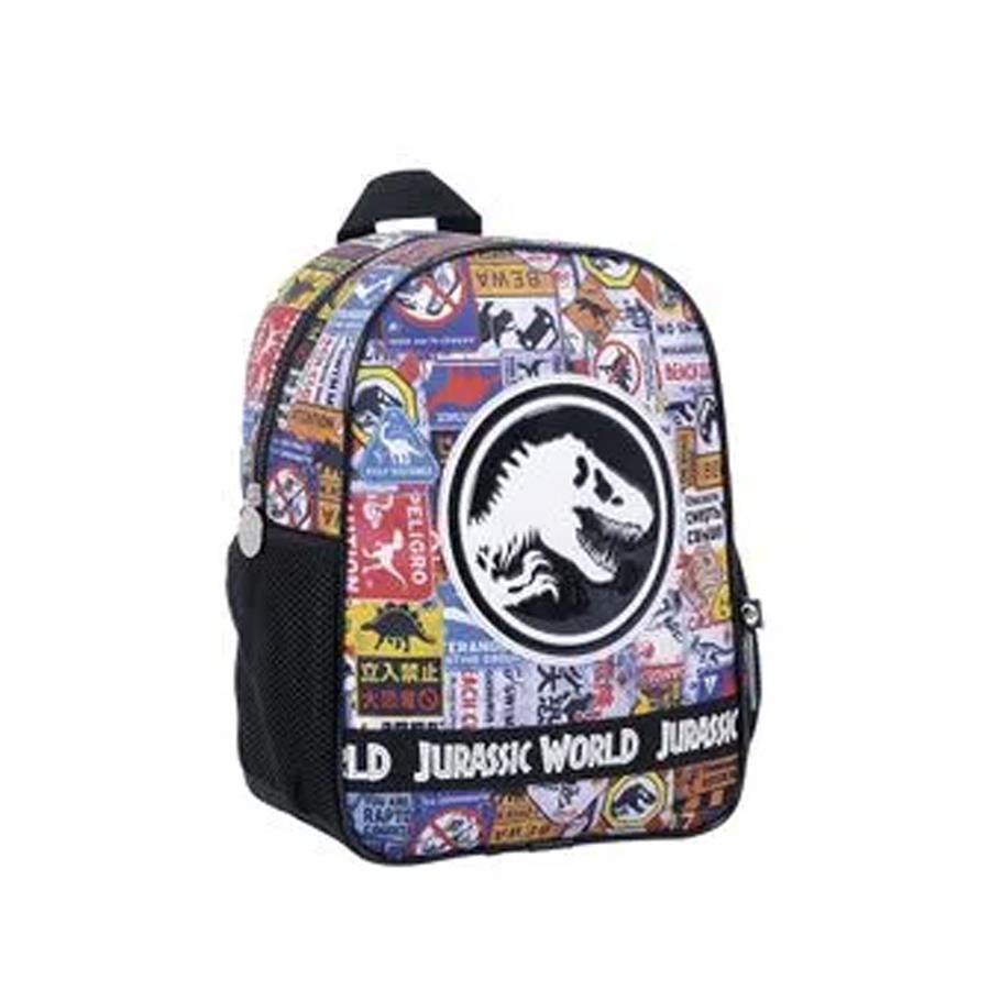 MOCHILA ESPALDA 12'' JURASSIC WORLD ADVERTENCIAS