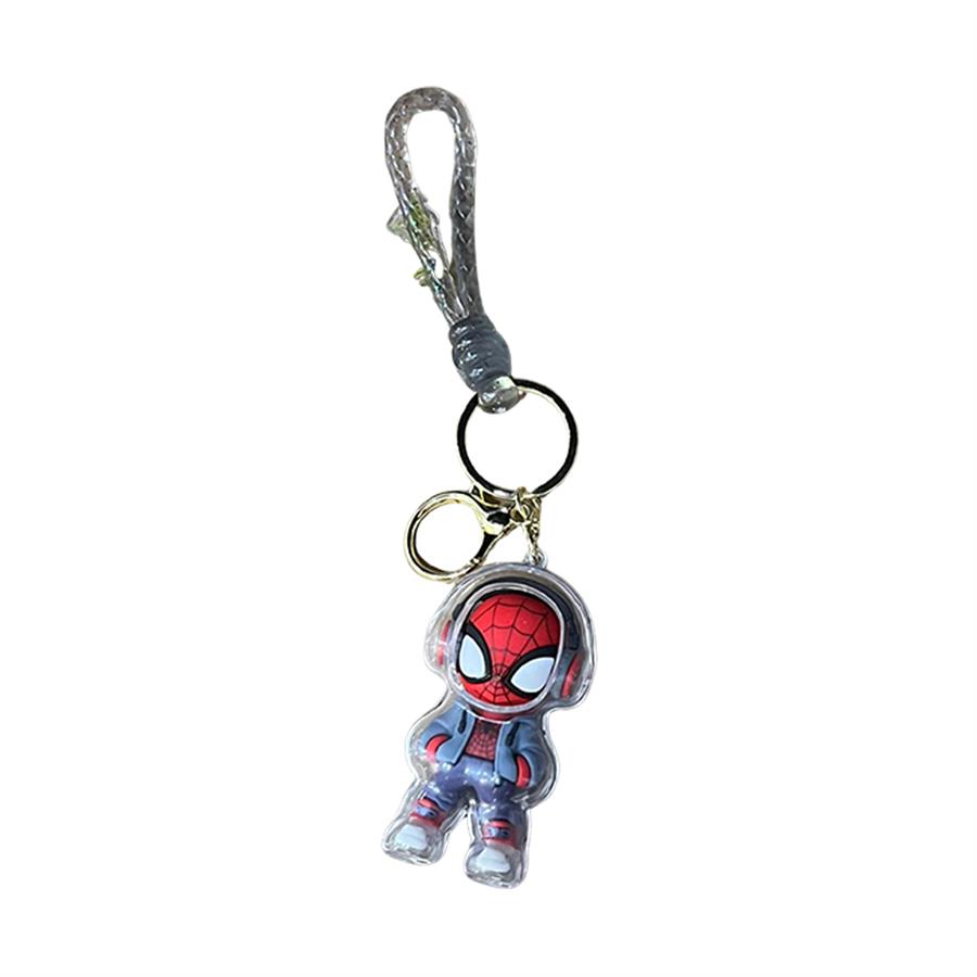 LLAVERO DE GOMA SPIDERMAN CON FUNDA