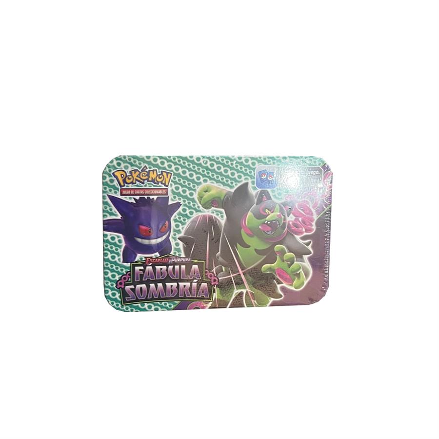 LATA DE CARTAS POKEMON FABULA SOMBRIA GENGAR