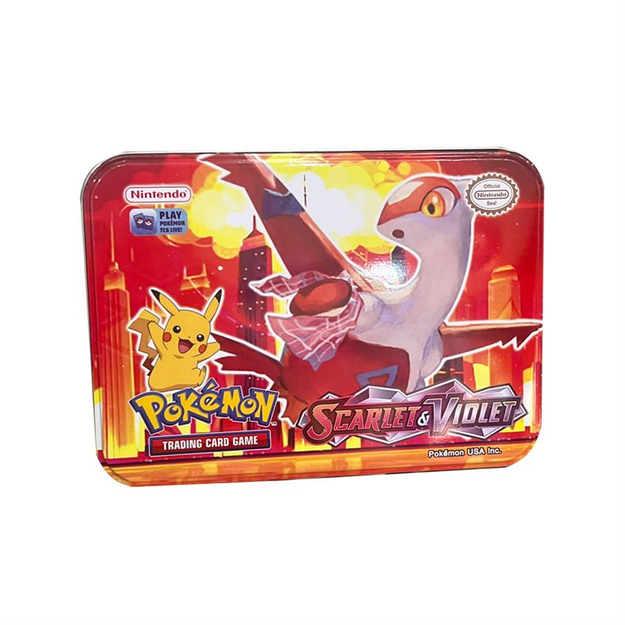 LATA DE CARTAS POKEMON SCARLET & VIOLET