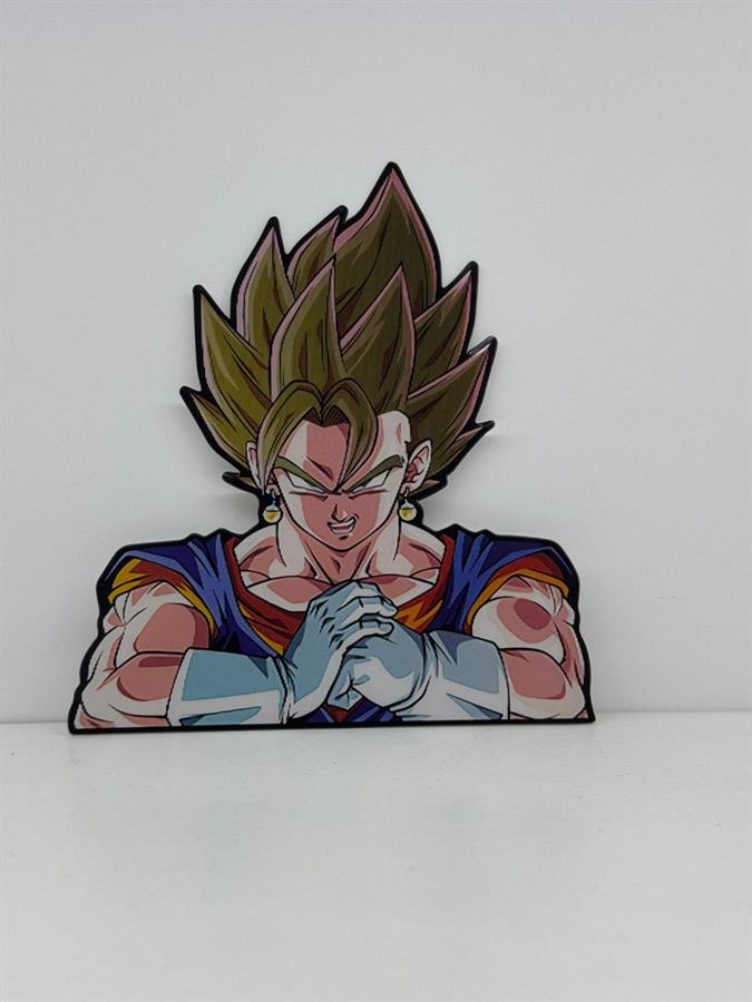 STICKER 3D HOLOGRAFICOS CON EFECTO DRAGON BALL - GOKU SSJ