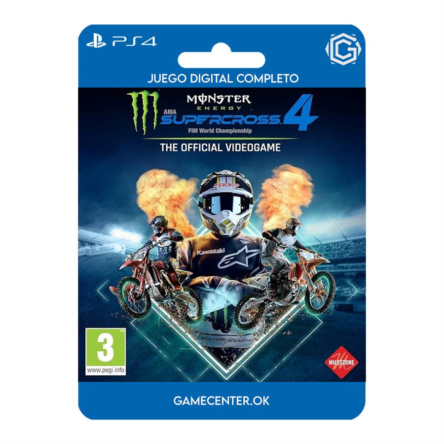 MONSTER ENERGY SUPERCROSS - THE OFFICIAL VIDEOGAME 4 - PS4 CUENTA PRIMARIA