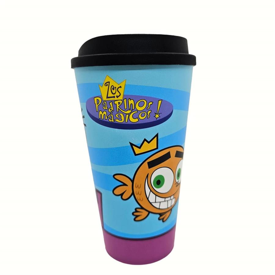 VASO PLASTICO PADRINOS MAGICOS PECERA MATE