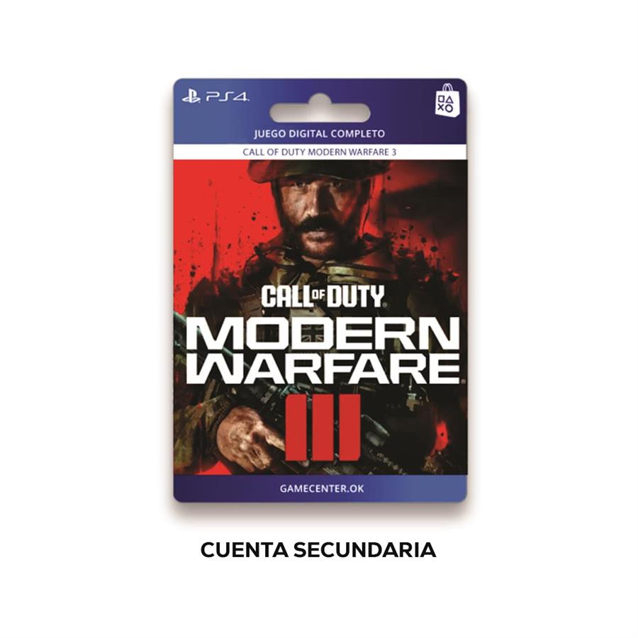 CALL OF DUTY MODERN WARFARE 3 - PS4 CUENTA SECUNDARIA