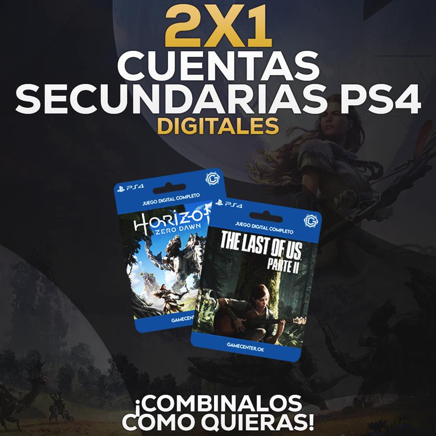 2x1 Juego Digital Secundario PS4