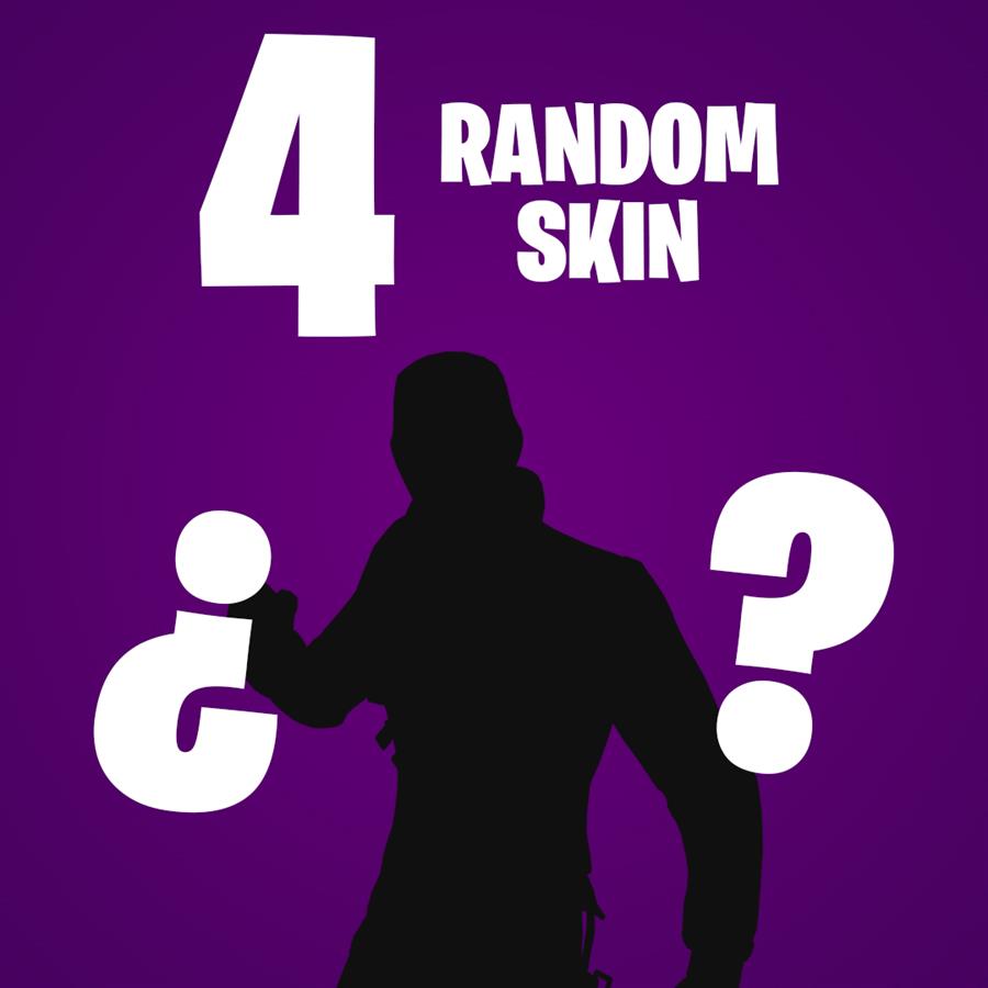 4 RANDOM SKIN FORTNITE - CÓDIGO CANJEABLE