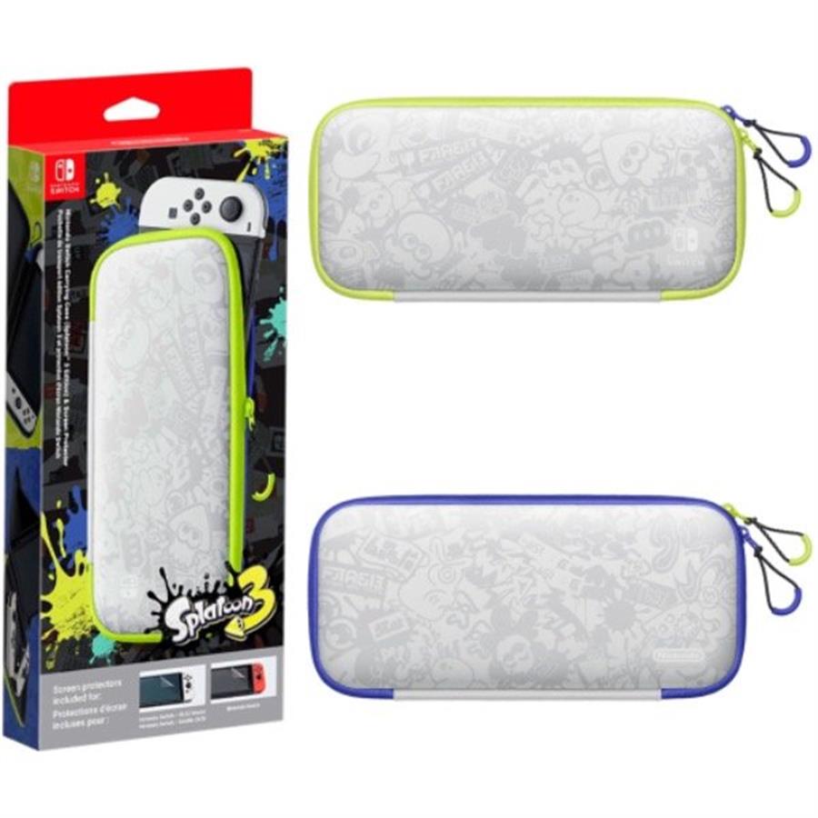 Nintendo Switch Funda Estuche y Lamina Protectora Splatoon 3 Edition