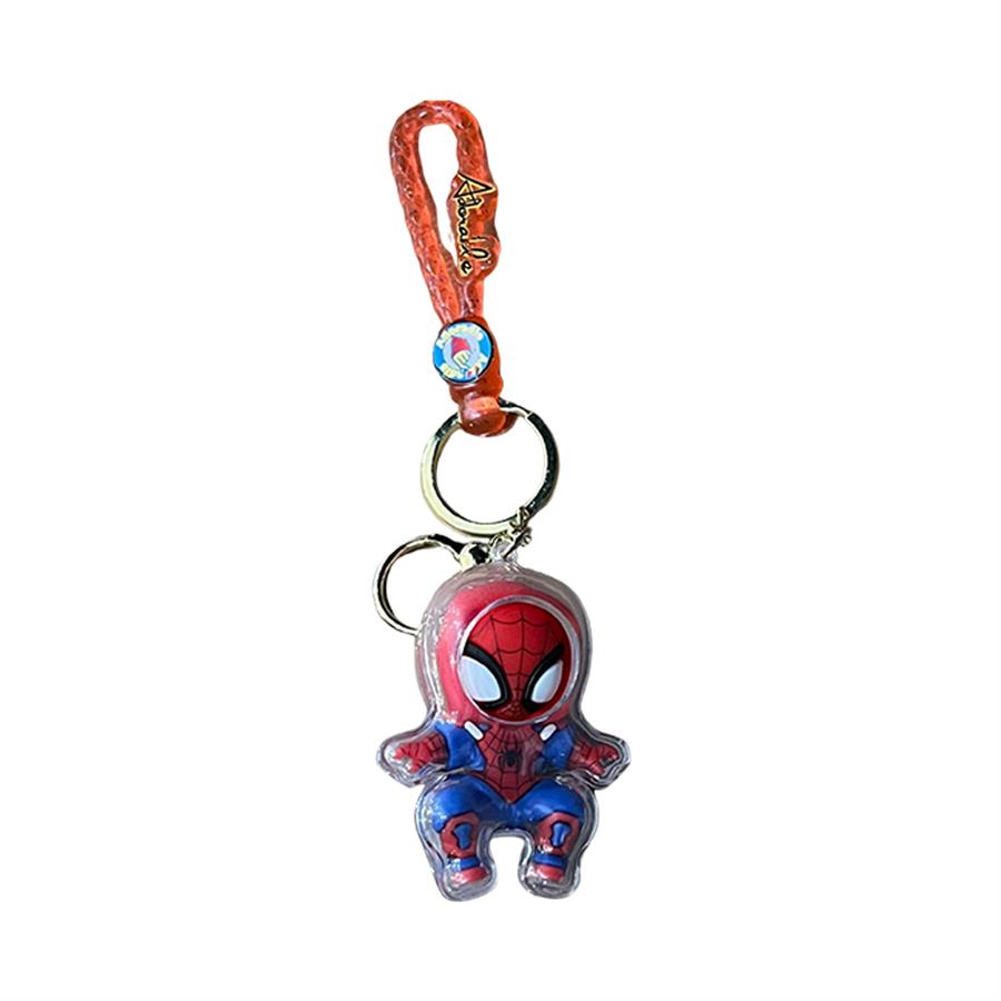 LLAVERO DE GOMA SPIDERMAN SALTO CON FUNDA