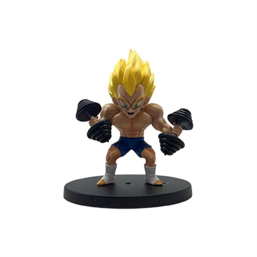 MINI FIGURA DRAGON BALL - VEGETA SSJ CON PESAS