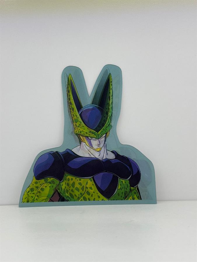 STICKER 3D HOLOGRAFICOS CON EFECTO DRAGON BALL - CELL