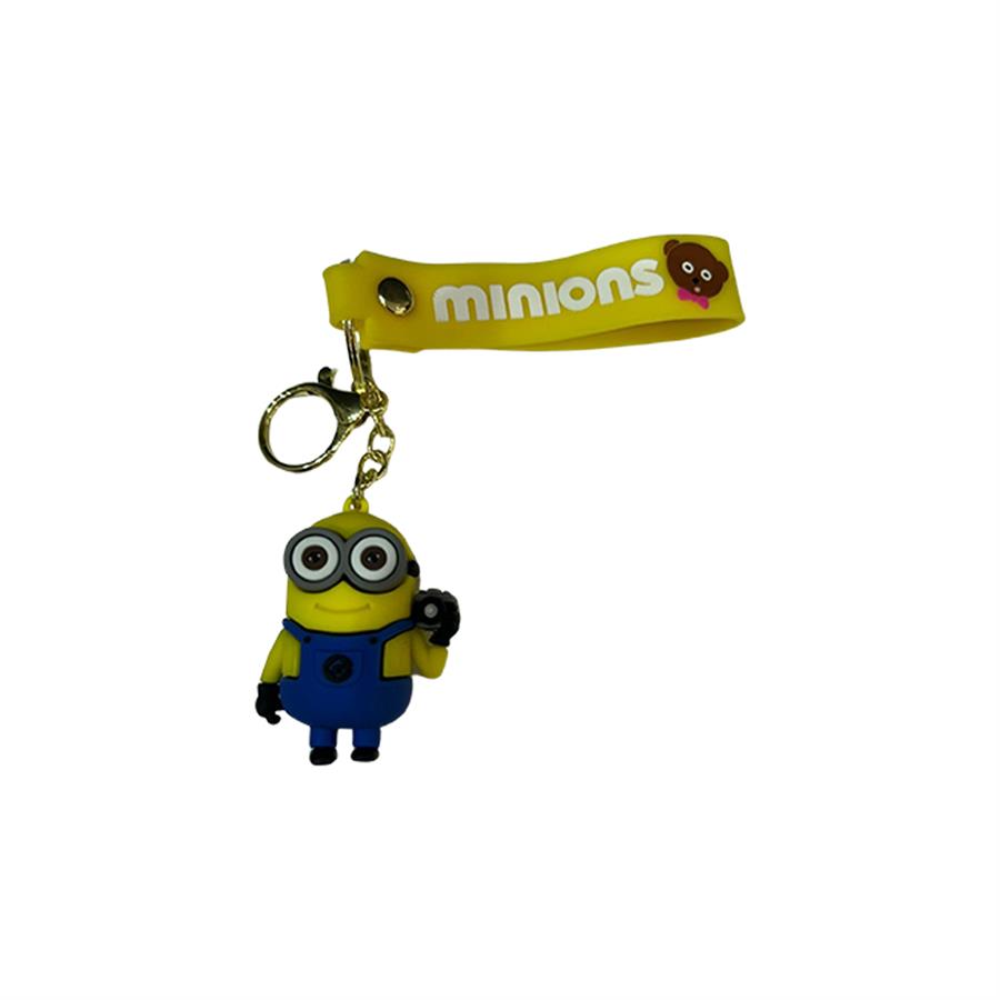 LLAVERO DE GOMA MINION CON CAMARA