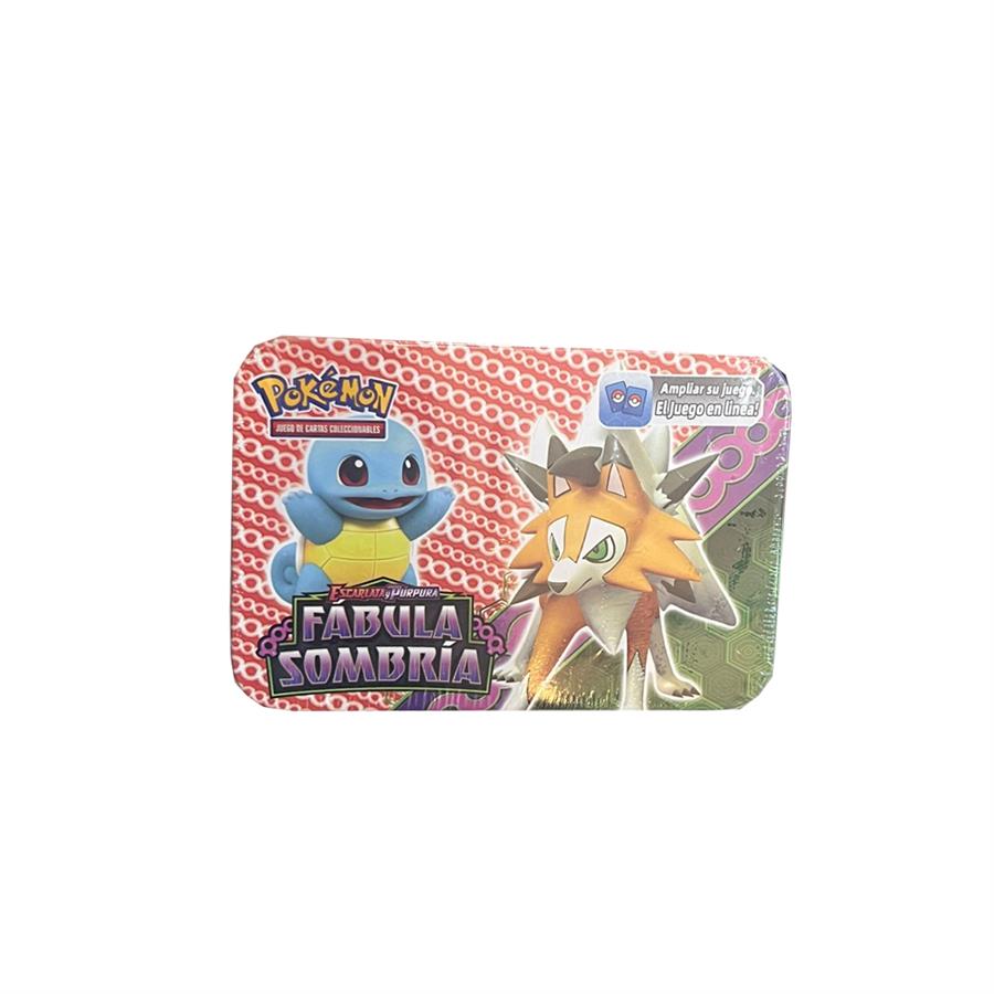 LATA DE CARTAS POKEMON FABULA SOMBRIA SQUIRTLE