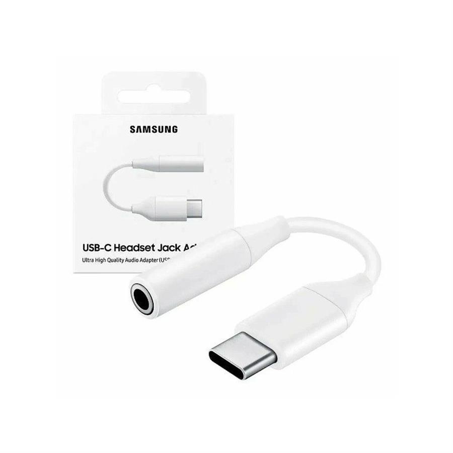 ADAPTADOR JACK SAMSUNG TIPO USB-C BLANCO - AAA