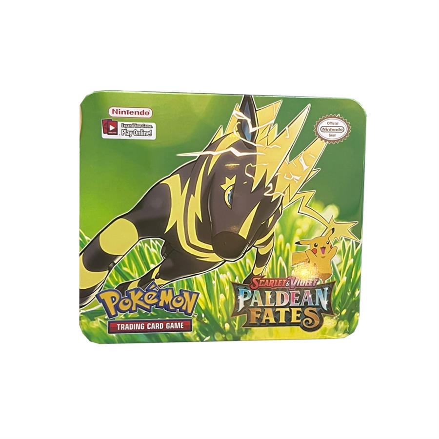 LATA DE CARTAS POKEMON SCARLET & VIOLET PALDEAN FATES