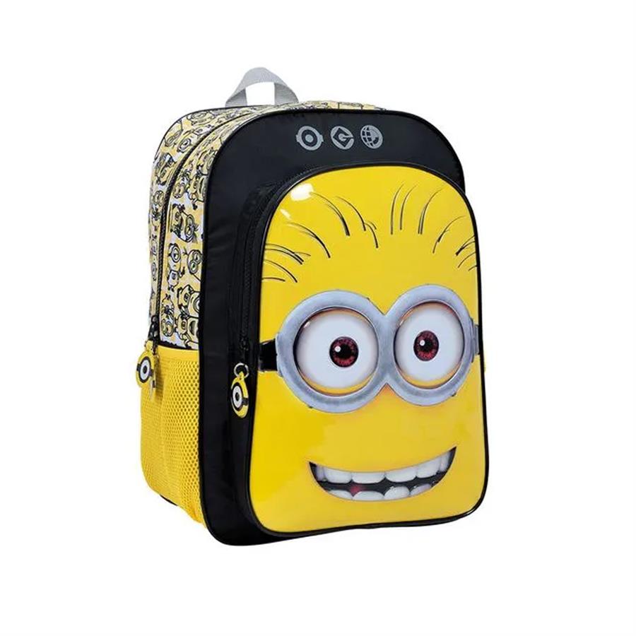 MOCHILA ESPALDA 16'' MINIONS CARA