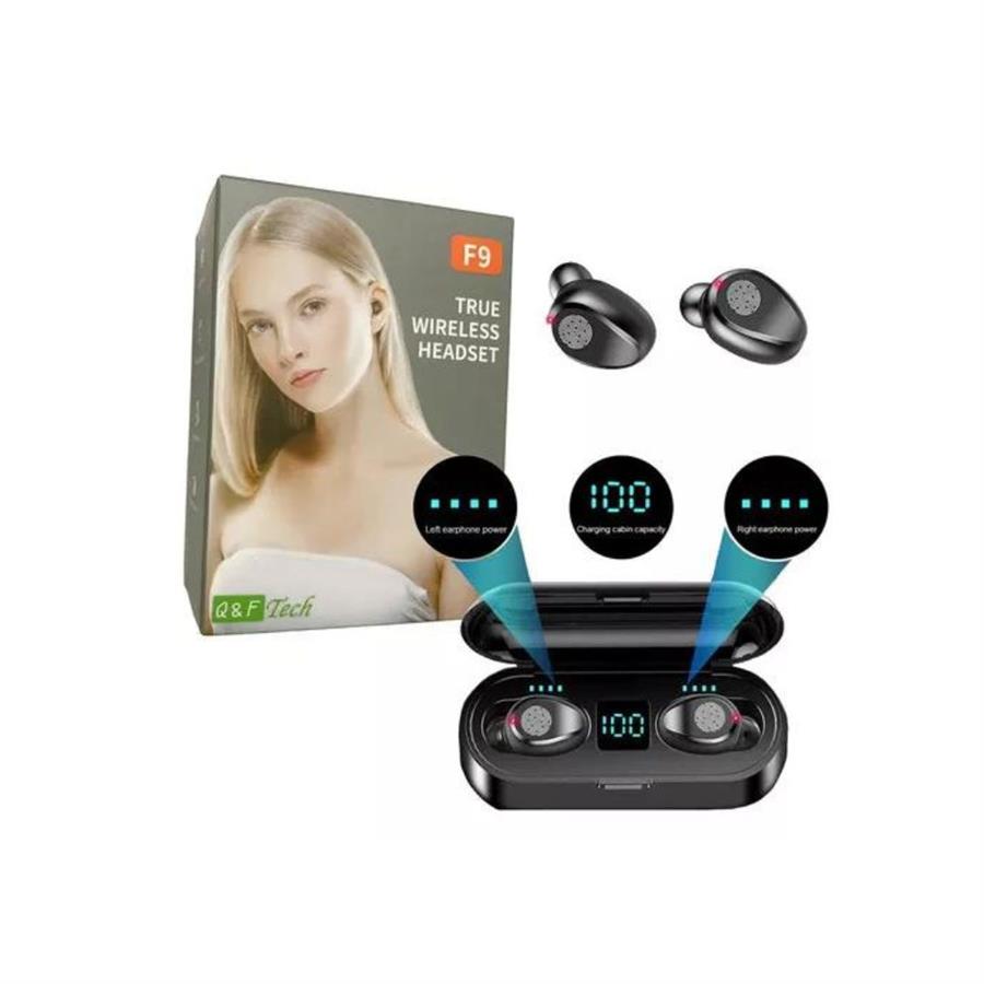 AURICULAR INALAMBRICO BLUETOOTH F9 TWS PREMIUM